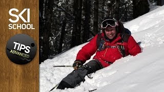 How To Stand Up in Powder  Advanced Tips for Powder Skiing [upl. by Daniele]