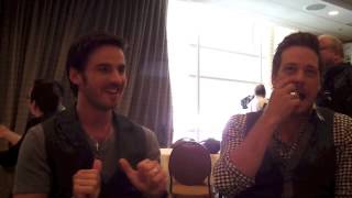 Colin ODonoghue and Michael Raymond James [upl. by Ytisahcal]