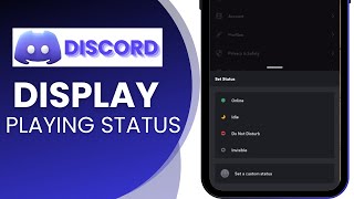 How To Display Playing Status On Discord Mobile AndroidIOS [upl. by Googins]