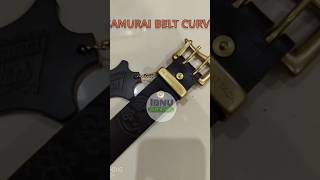 SAMURAI CURVE BELT FOR DENIM  Samurai Jeans japandenim belt [upl. by Ecyarg]