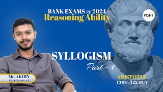 R A  SYLLOGISM  PART1  malayalam class Bank exam malayalam  POINT ACADEMY [upl. by Cynth]