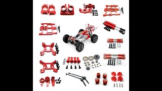 Wltoys 144001 RED suspension upgrade from AliExpress [upl. by Bork]