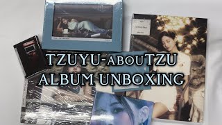 UNBOXING  GIVEAWAY TZUYU abouTZU ALBUM UNBOXING [upl. by Ahsinom]