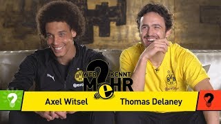 Axel Witsel vs Thomas Delaney  Who knows more  The BVBDuel [upl. by Pronty827]