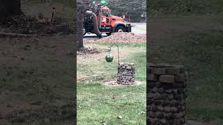 Mr Snuffleupagus The municipal Vac truck can sure pick up leaves faster than I can [upl. by Hennie]