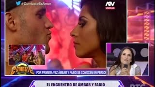 Combate RTS  Ámbar Montenegro es presentada en Combate Perú [upl. by Yenrab259]