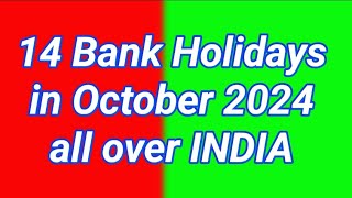 Bank holiday in October 2024  Bank holiday [upl. by Ikram423]