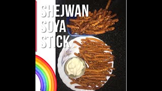 शेजवान स्टिक  Schezwan Stick Namkeen Recipe Soya Sticks  Tasty Fatafat snack [upl. by Htrow]