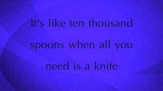 Alanis Morissette  Ironic wlyrics HQ sound [upl. by Macmillan]