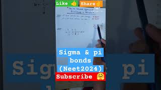 How to calculate Sigma amp pi bonds in given Molecule class11 suggestedvideo viralshortfeeds [upl. by Dinnage]