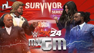 Who Can Book The Best SURVIVOR SERIES WWE 2K24 MyGM [upl. by Rhodes250]