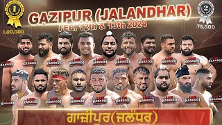 LIVE  Gazipur Jalandhar  Kabaddi Cup 2024 [upl. by Balthazar]