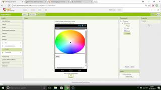 Colour picker tutorial  App Inventor 2 [upl. by Amapuna]