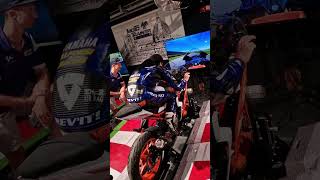 Moto Trainer Florence Grand Opening Motorbike simulator Simulateur moto Simulador de motogp [upl. by Ardnuyek841]