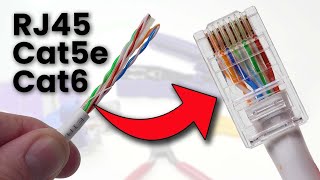 Crimping video RJ45 cat65 cable crimping or connectorisation [upl. by Tomlin]