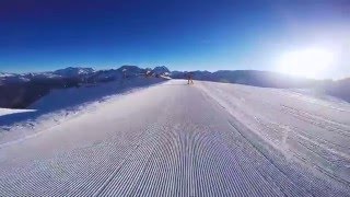 Courchevel  La Saulire 910am Best slope of the day [upl. by Norrag240]