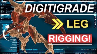 Blender ADVANCED Digitigrade Leg Rig In 2 Minutes [upl. by Kindig226]