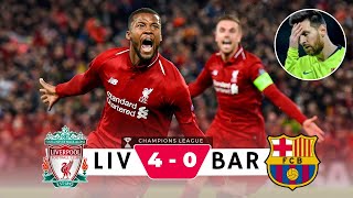 Liverpool x Barcelona 40  UCL Semi finals 2019  greatest comeback [upl. by Darcia]