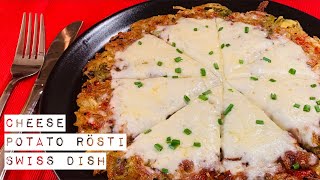 Cheese Potato Rosti recipe  Swiss Rösti Recipe  Cheese potato pancake [upl. by Engen]