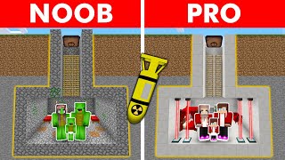 NOOB vs PRO The Ultimate Doomsday Bunker in Minecraft [upl. by Arretnahs]