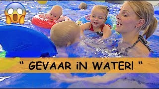 HAAi iN ZWEMBAD 😬🐬  Bellinga Familie Vlog 1023 [upl. by Aikim]