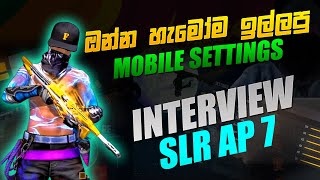 SLR AP7 INTERVIEW  හමොබයිල් හැමෝම ඉල්ලපු ෆයිල් ප්ලේයර්ගේ Settings මෙන්න [upl. by Aidnis109]