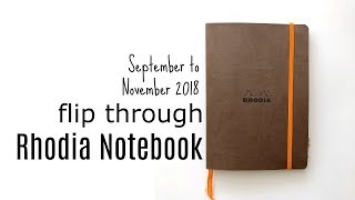 Whats in my Rhodia Bullet Journal planner amp collections [upl. by Anileh]