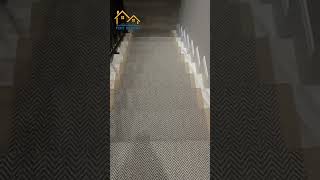 Fixit Designs AMAZING Stair Carpets Makeover  reels shorts [upl. by Zared]