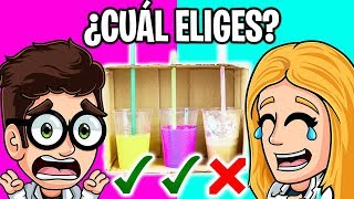 NO TOMES O ELIJAS LA BEBIDA INCORRECTA PARTE 2 🥤3 BEBIDAS CHALLENGE 🤢 [upl. by Hepsiba351]