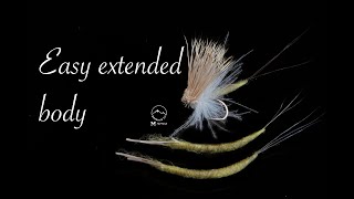 Extended Body  Fly Tying  Fly Tying Academy  Mountainfly Fly Tying [upl. by Marguerie]