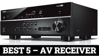 Top 5 Best AV Receiver Best AV Received reviews 2024 [upl. by Palermo]