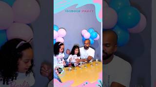 Cute family Gender Reveal 😍❤️💙 genderreveal announcement [upl. by Lepley]