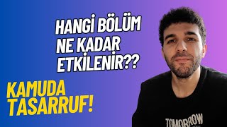 Hangi Bölüm Nasıl Etkilenir KAMUDA TASARRUF TEDBİRLERİ [upl. by Irolam]