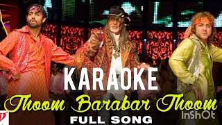 jhoom barabar jhoom  KARAOKE  HQ  FULL KARAOKE [upl. by Jeanine]