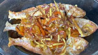 Escabeche Recipe  Filipino Sweet amp Sour Fish by Everything with Maymay [upl. by Lekram399]