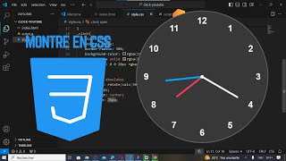 Comment créer une horloge analogique avec HTML CSS et JavaScript  dernière partie [upl. by Becki809]