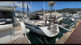 Hallberg Rassy 48  Walkthrough Video  2006 [upl. by Enelrak]