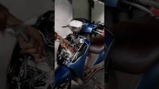 Suzuki access125 full modify DRL lights 👀 youtubeshorts access shorts short modified light 💥 [upl. by Ellenhoj]