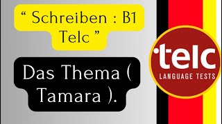 Schreiben B1 Telc   Tamara [upl. by Atirehgram38]