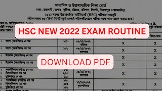 HSC exam routine 2022  HSC 2022 new exam routine  hsc routine 2022  HSC exam 2022 [upl. by Aicilaana]