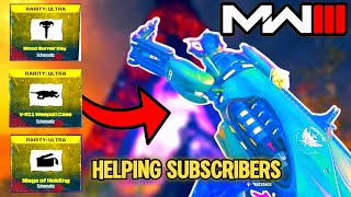 🔴Helping Subscribers Unlock ALL SCHEMATICS amp BLUEPRINTS ALL DAY MWZ [upl. by Eelrefinnej779]