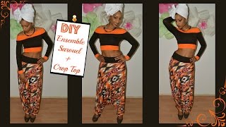 DIY Ensemble Sarouel  Crop Top [upl. by Mac]