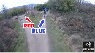 Parkwood Springs MTB Trail  Sheffield BLUE AND RED [upl. by Onahpets]