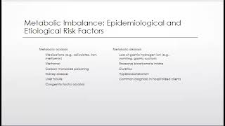 Metabolic AcidosisAlkalosis [upl. by Airotcivairam628]