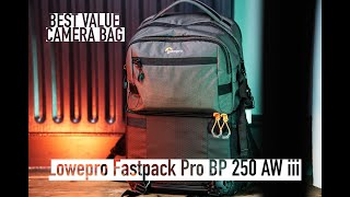 BEST VALUE Camera Bag  Lowepro Fastpack Pro BP 250 AW iii [upl. by Neelram507]