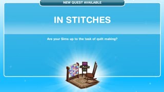 The Sims Freeplay  In Stitches Görevi [upl. by Yellac]