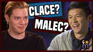 SHADOWHUNTERS Season 2A Interview Clace Malec amp War for the Cup  Shine On Media [upl. by Reiko]