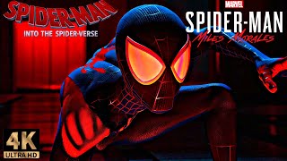 Miles VS The Tinkerer with the SpiderVerse Suit  Marvels SpiderMan Miles Morales 4K 60FPS [upl. by Idnib171]