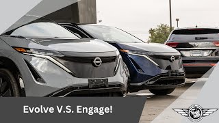 Nissans Ariya is Luxury  Trim Level Difference Between 2023 Nissan Ariya Engage amp Evolve [upl. by Hollingsworth]