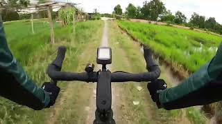 2022 Scott Addict Gravel 20 and test ride “Village road” in Hoc Mon Saigon Vietnam [upl. by Eanej197]